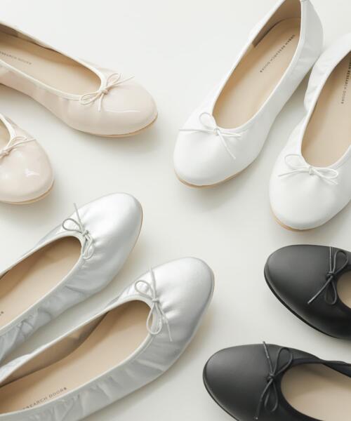 URBAN RESEARCH DOORS（アーバンリサーチドアーズ）の「ソフトバレエシューズ（バレエシューズ・レディース・ホワイト/ピンク/シルバー/ブラック・36/38/37）」の8枚目の写真