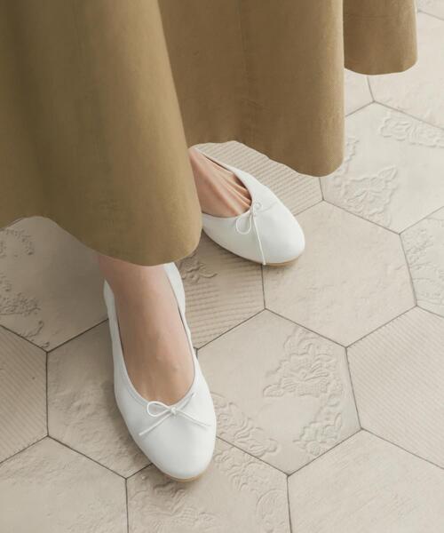 URBAN RESEARCH DOORS（アーバンリサーチドアーズ）の「ソフトバレエシューズ（バレエシューズ・レディース・ホワイト/ピンク/シルバー/ブラック・36/38/37）」の14枚目の写真