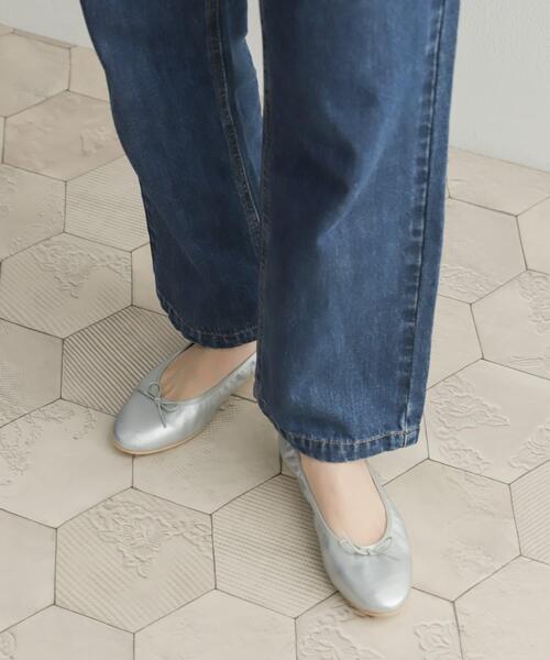 URBAN RESEARCH DOORS（アーバンリサーチドアーズ）の「ソフトバレエシューズ（バレエシューズ・レディース・ホワイト/ピンク/シルバー/ブラック・36/38/37）」の18枚目の写真