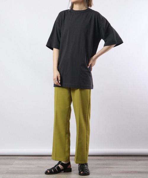 Sunny Smith(サニースミス)の「Sunnysmith へビーオンス Champion Plating 接触冷感 UVカット 半袖Tシャツ(Tシャツ/カットソー・メンズ・ブラック/オフホワイト/チャコール・M/L)」の11枚目の写真
