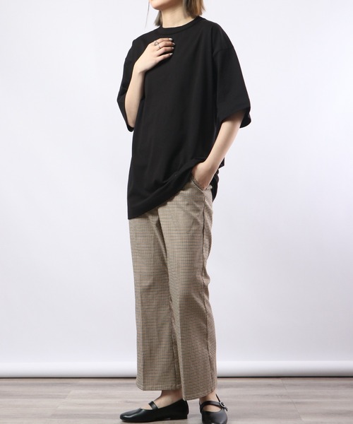 Sunny Smith(サニースミス)の「Sunnysmith へビーオンス Champion Plating 接触冷感 UVカット 半袖Tシャツ(Tシャツ/カットソー・メンズ・ブラック/オフホワイト/チャコール・M/L)」の7枚目の写真