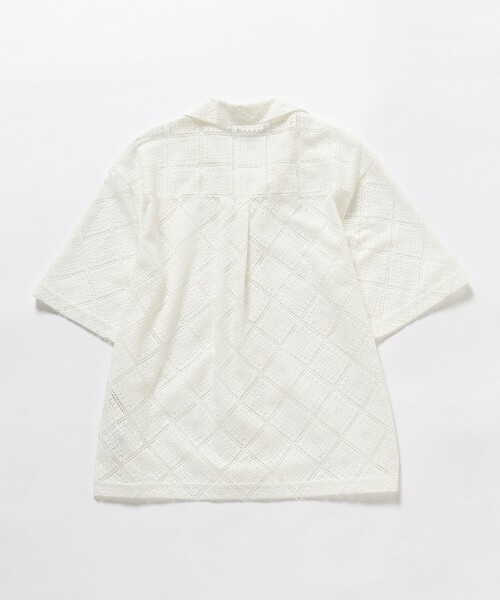 B:MING by BEAMS(ビーミングバイビームス)の「B:MING by BEAMS / 開襟 レース シャツ(シャツ/ブラウス・レディース・オフホワイト/ブラック/ミント・SMALL/MEDIUM)」の22枚目の写真