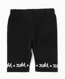 裾ラインロゴハーフレギンス