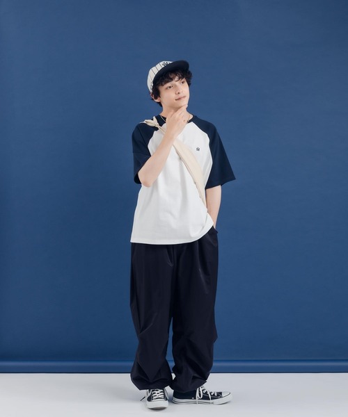 MUHET（ミュエータ）の「ラグランTシャツ（Tシャツ/カットソー・レディース・杢グレー/グリーン/ネイビー・X-LARGE/MEDIUM）」の13枚目の写真