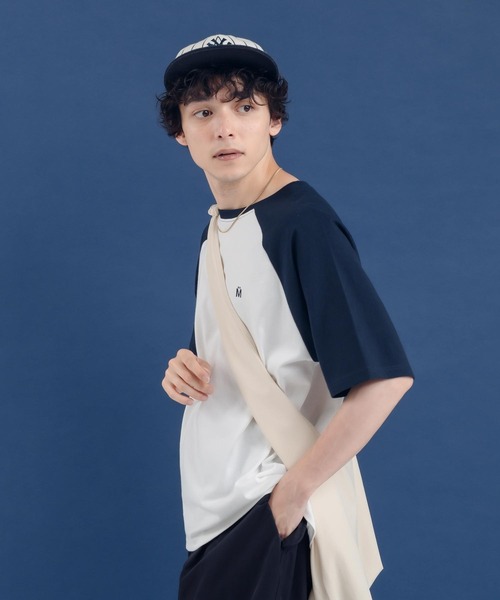 MUHET（ミュエータ）の「ラグランTシャツ（Tシャツ/カットソー・レディース・杢グレー/グリーン/ネイビー・X-LARGE/MEDIUM）」の11枚目の写真