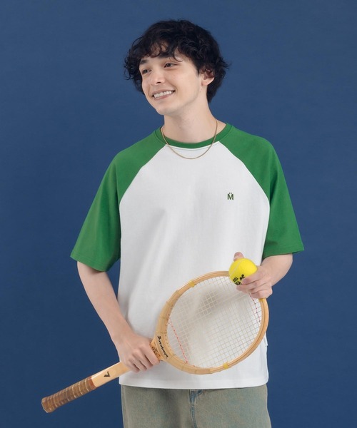 MUHET（ミュエータ）の「ラグランTシャツ（Tシャツ/カットソー・レディース・杢グレー/グリーン/ネイビー・X-LARGE/MEDIUM）」の22枚目の写真