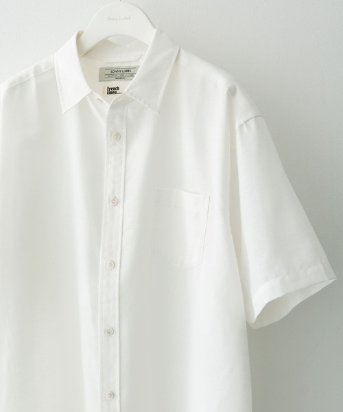 URBAN RESEARCH Sonny Label(アーバンリサーチサニーレーベル)の「リネン混半袖シャツ(シャツ/ブラウス・メンズ・イエロー系その他/ホワイト/ネイビー/グリーン/ブルー系その他/グレー系その他・MEDIUM/X-LARGE/LARGE)」の2枚目の写真