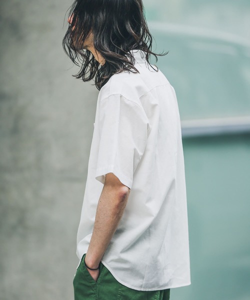 URBAN RESEARCH Sonny Label(アーバンリサーチサニーレーベル)の「リネン混半袖シャツ(シャツ/ブラウス・メンズ・イエロー系その他/ホワイト/ネイビー/グリーン/ブルー系その他/グレー系その他・MEDIUM/X-LARGE/LARGE)」の10枚目の写真