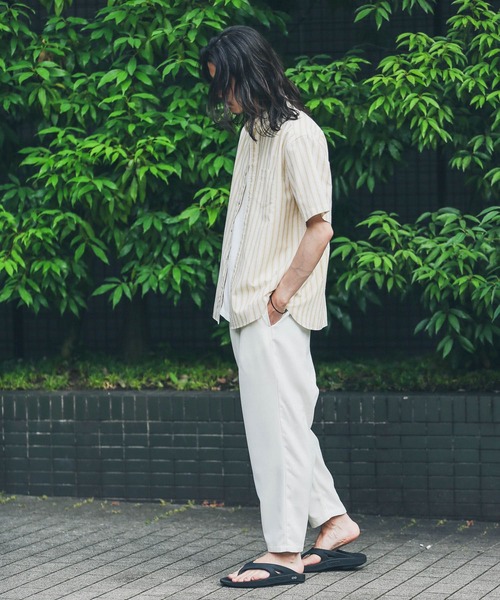 URBAN RESEARCH Sonny Label(アーバンリサーチサニーレーベル)の「リネン混半袖シャツ(シャツ/ブラウス・メンズ・イエロー系その他/ホワイト/ネイビー/グリーン/ブルー系その他/グレー系その他・MEDIUM/X-LARGE/LARGE)」の18枚目の写真