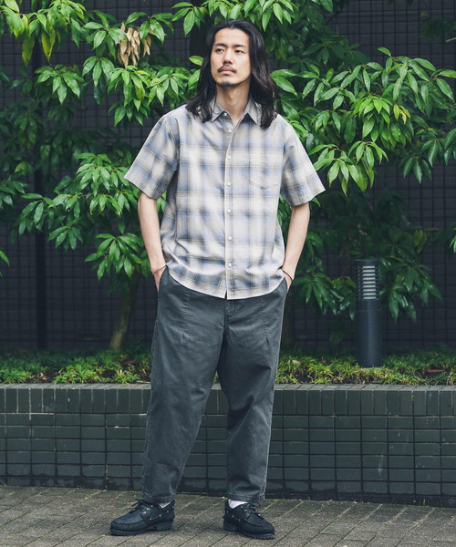 URBAN RESEARCH Sonny Label(アーバンリサーチサニーレーベル)の「リネン混半袖シャツ(シャツ/ブラウス・メンズ・イエロー系その他/ホワイト/ネイビー/グリーン/ブルー系その他/グレー系その他・MEDIUM/X-LARGE/LARGE)」の20枚目の写真