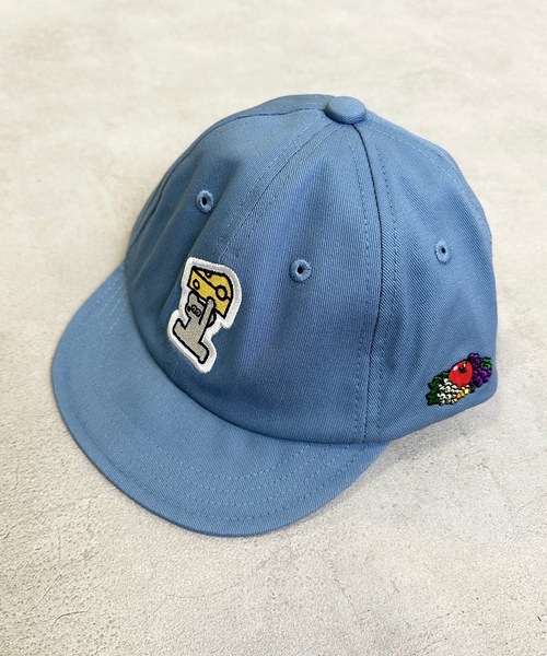 MARKEY'S(マーキーズ)の「【FRUIT OF THE LOOM】別注 KIDS ANDYCAP(キャップ・キッズ・グレー/ブルー・54)」の2枚目の写真