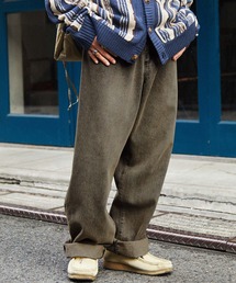 MONO-MART | ヴィンテージライクオーバーダイワイドデニムパンツ(デニムパンツ)