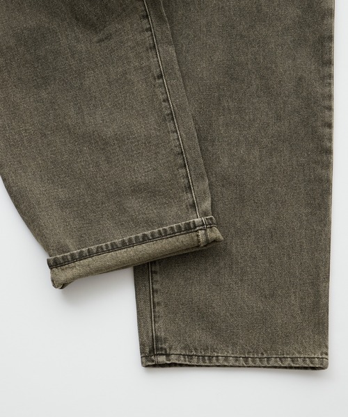 MONO-MART(モノマート)の「ヴィンテージライクオーバーダイワイドデニムパンツ(デニムパンツ・メンズ・ブルー/ブラック/オリーブ/インディゴブルー/ブラウン/ブルー系2/ブラック系/ライトインディゴブルー/ライトグレー/ブルー系3/ライトブルー/ブルー系4/ダークインディゴブルー・S/M/L/XS)」の17枚目の写真