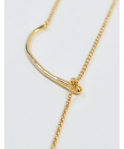 Re:EDIT（リエディ）の「ロングドロップモチーフスライドYシェイプネックレス（ネックレス・レディース・ゴールド/シルバー・FREE）」の8枚目の写真