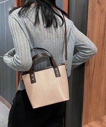 SHUSHU（シュシュ）の「PUレザーバケツハンドバッグ（ハンドバッグ）」