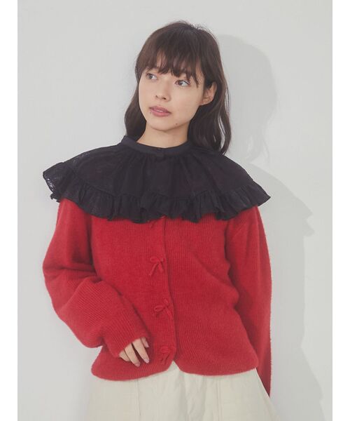 merry jenny（メリージェニー）の「flowerケープブラウス（シャツ/ブラウス・レディース・オフホワイト/ブルー/ブラック・FREE）」の18枚目の写真