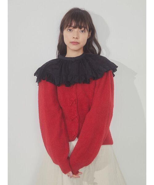 merry jenny（メリージェニー）の「flowerケープブラウス（シャツ/ブラウス・レディース・オフホワイト/ブルー/ブラック・FREE）」の19枚目の写真