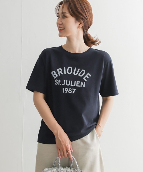 URBAN RESEARCH DOORS(アーバンリサーチドアーズ)の「ロゴプリントTシャツ(Tシャツ/カットソー・レディース・オフホワイト/ネイビー/ピンク・MEDIUM)」の17枚目の写真