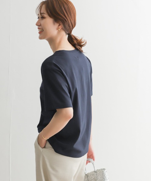 URBAN RESEARCH DOORS(アーバンリサーチドアーズ)の「ロゴプリントTシャツ(Tシャツ/カットソー・レディース・オフホワイト/ネイビー/ピンク・MEDIUM)」の18枚目の写真