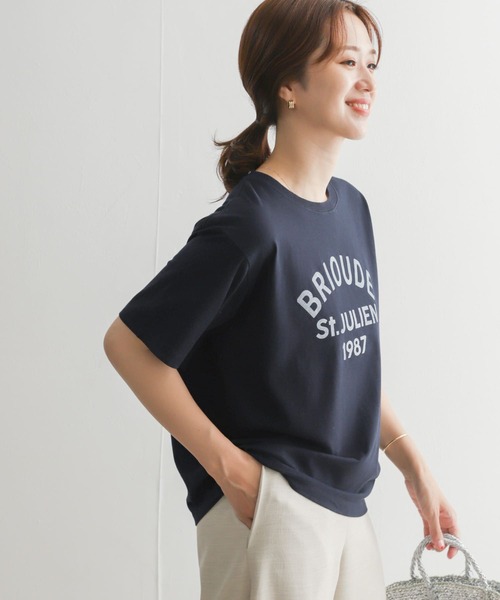 URBAN RESEARCH DOORS(アーバンリサーチドアーズ)の「ロゴプリントTシャツ(Tシャツ/カットソー・レディース・オフホワイト/ネイビー/ピンク・MEDIUM)」の19枚目の写真
