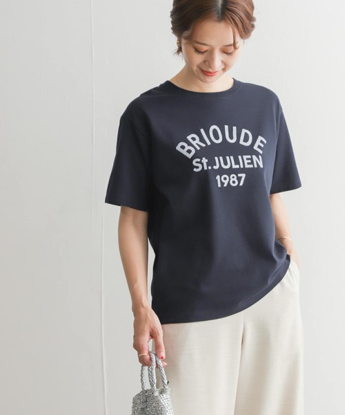 URBAN RESEARCH DOORS(アーバンリサーチドアーズ)の「ロゴプリントTシャツ(Tシャツ/カットソー・レディース・オフホワイト/ネイビー/ピンク・MEDIUM)」の21枚目の写真