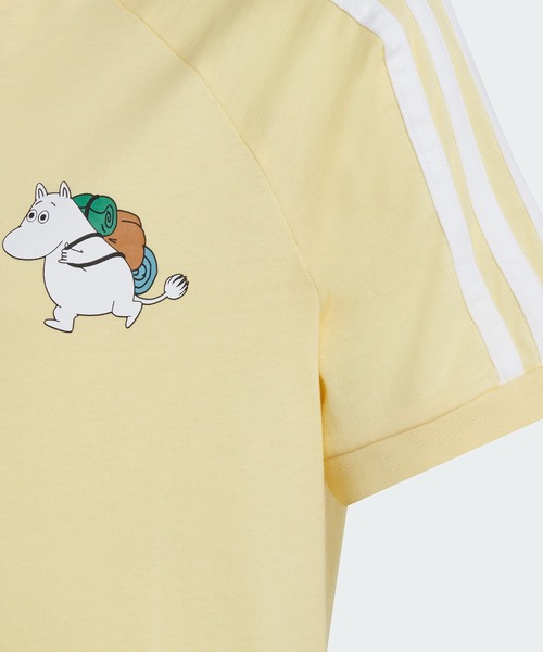 adidas(アディダス)の「アディダス オリジナルス × ムーミン Tシャツ / アディダスオリジナルス adidas Originals(Tシャツ/カットソー・キッズ・ホワイト/イエロー・130/140/150/160)」の8枚目の写真