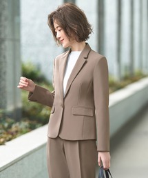 RUIRUE BOUTIQUE（ルイルエブティック）の「選べる4タイプ洗えるベーシックビジネススーツ　テーパードパンツセット（Aセット/Cセット）《着用動画あり》（スーツセット）」