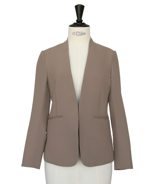 RUIRUE BOUTIQUE（ルイルエブティック）の「選べる4タイプ洗えるベーシックビジネススーツ　テーパードパンツセット（Aセット/Cセット）《着用動画あり》（スーツセット・レディース・ブラウン/ブラック系1/ブラック/ネイビー/ネイビー系1/ブラウン系1/アイボリー/グレー/グレー系1/アイボリー系1・3L/5L/L/M/S/4L/LL）」の16枚目の写真