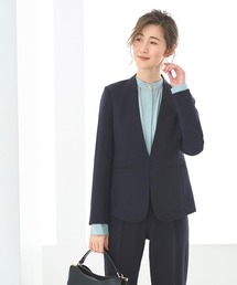 RUIRUE BOUTIQUE（ルイルエブティック）の「選べる4タイプ洗えるベーシックビジネススーツ テーパードパンツセット(Aセット Cセット)《着用動画あり》（スーツセット）」