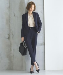 RUIRUE BOUTIQUE（ルイルエブティック）の「選べる4タイプ洗えるベーシックビジネススーツ　テーパードパンツセット（Aセット/Cセット）《着用動画あり》（スーツセット）」