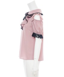 Secret Honey（シークレットハニー）の「肩開きフリルラッフルブラウス 