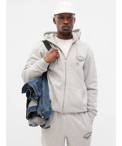 GAP（ギャップ）の「GAP "ATHLETIC" アーチロゴ パーカー(ユニセックス)（パーカー・メンズ・ホワイト系その他/ワイン/グレー/ブラック系その他/ブルー・M/L/XL/XS/S）」の6枚目の写真