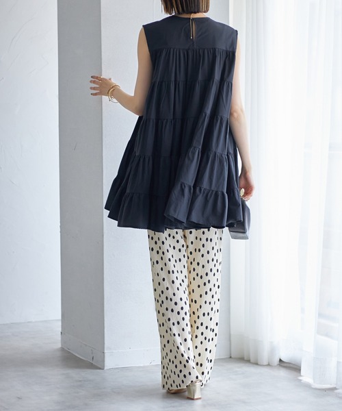 each(イーチ)の「セルフカット無地&アソート柄リラックスパンツ(その他パンツ・レディース・ブラック/ダークブラック/ダークグレー/ブラック系その他/ベージュ/スモークピンク/グリーン/アイボリー/ホワイト/ホワイト系その他/レオパード/ブラウン系カモフラージュ/ブラック系その他2/グレー系カモフラージュ/ゼブラ・FREE)」の22枚目の写真