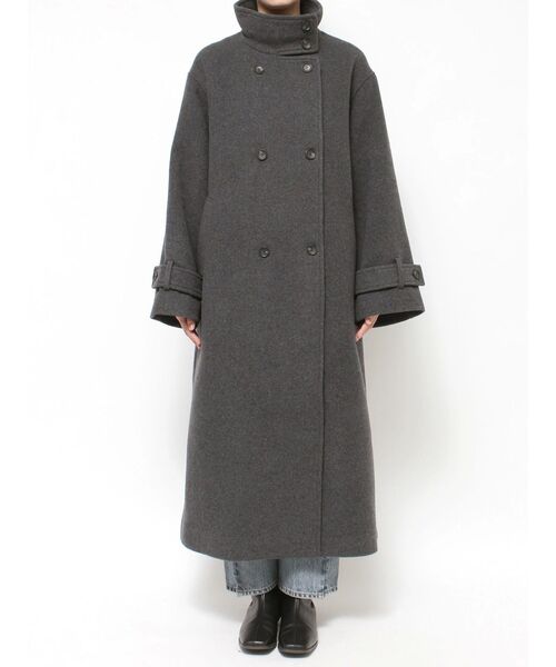 セール】スタンドカラールーズコート（その他アウター）｜Ungrid（アン