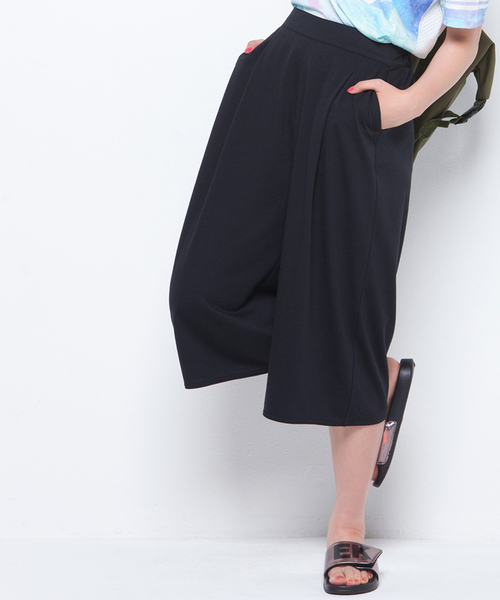 WEGO(ウィゴー)の「WEGO/ カットガウチョパンツ(その他パンツ・レディース・ホワイト系その他/ブラック/杢グレー/オフホワイト/カーキ/ブルー系その他・FREE)」の3枚目の写真