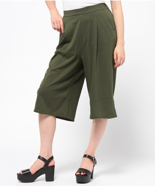 WEGO(ウィゴー)の「WEGO/ カットガウチョパンツ(その他パンツ・レディース・ホワイト系その他/ブラック/杢グレー/オフホワイト/カーキ/ブルー系その他・FREE)」の11枚目の写真