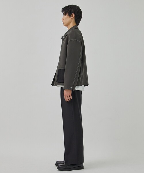 public tokyo ステッチコンビブルゾン PUBLIC TOKYO（パブリックトウキョウ）の「ステッチコンビ