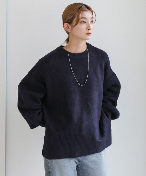 select MOCA（セレクトモカ）の「クルーネックルーズニット（ニット