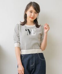 ems excite | ボーダーNTPO(ニット/セーター)