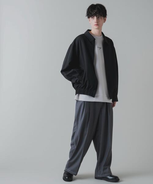 LUCY（ルーシー）の「LUCY/トロミショートブルゾン（ブルゾン・メンズ・ダークグレー/ブラック・LARGE/MEDIUM）」の3枚目の写真