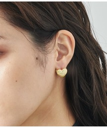 ハートワンタッチピアス