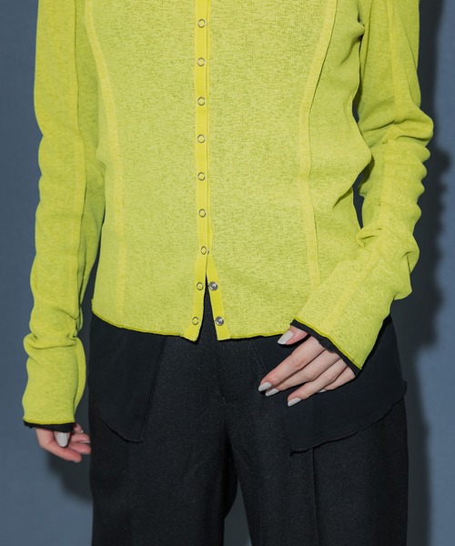 UNITED TOKYO(ユナイテッドトウキョウ)の「フリーカスタムセットカットソー|ウォッシャブル(Tシャツ/カットソー・レディース・ブラック/イエロー・FREE)」の18枚目の写真