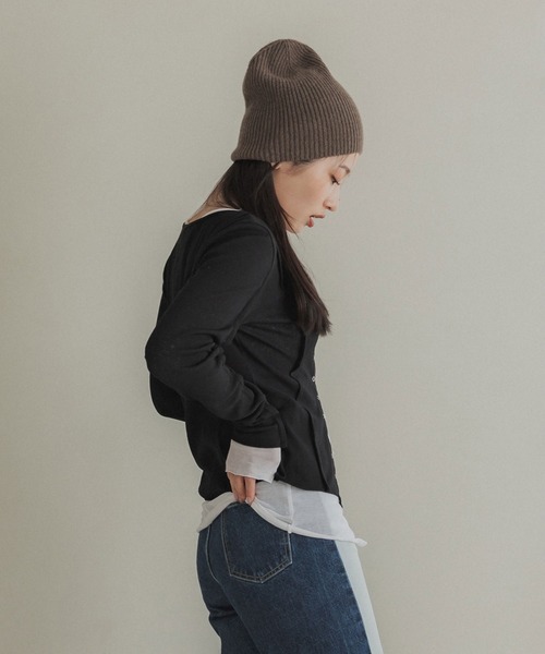 UNITED TOKYO(ユナイテッドトウキョウ)の「フリーカスタムセットカットソー|ウォッシャブル(Tシャツ/カットソー・レディース・ブラック/イエロー・FREE)」の9枚目の写真