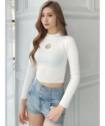 GYDA | GG MOLDリブニット トップス(ニット/セーター)