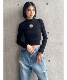 GYDA | GG MOLDリブニット トップス(ニット/セーター)