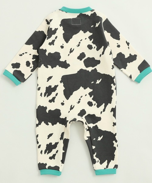 Lee（リー）の「【70/80cm】ベビー Leeカウ柄 長袖ロンパース（ロンパース・キッズ・ブラウン/ブラック・70/80）」の8枚目の写真