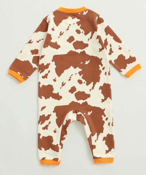Lee（リー）の「【70/80cm】ベビー Leeカウ柄 長袖ロンパース（ロンパース・キッズ・ブラウン/ブラック・70/80）」の13枚目の写真