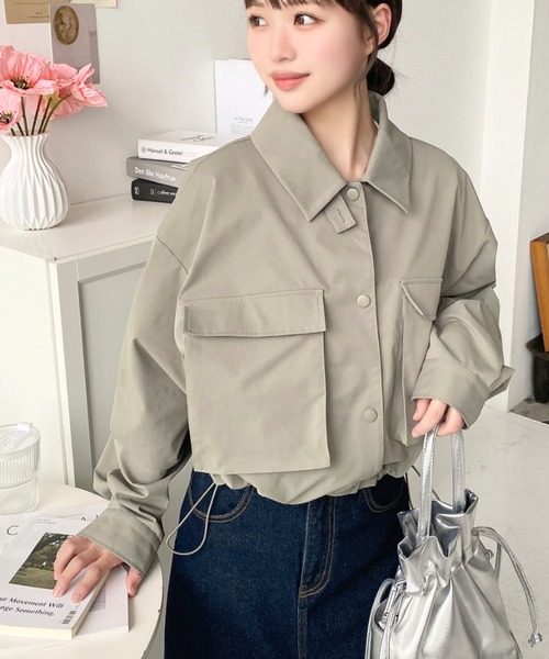 美品✨ANAYI コットンポリメッシュブルゾン 23SS アイボリー 36 23SS ANAYI コットンメッシュ ギャザーブルゾン 白 S 美品 アナイ