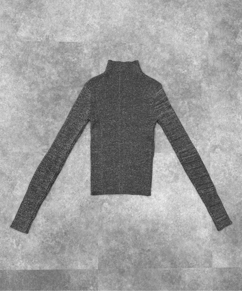 LVEU.（ラブユ.）の「【LVEU.】ラメ糸ハイネックニットプルオーバー / ラメニット ハイネック ブラック ZOZOTOWN限定（ニット/セーター・レディース・ブラック・FREE）」の19枚目の写真
