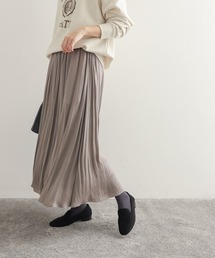 URBAN RESEARCH DOORS | マットサテンギャザースカート(スカート)